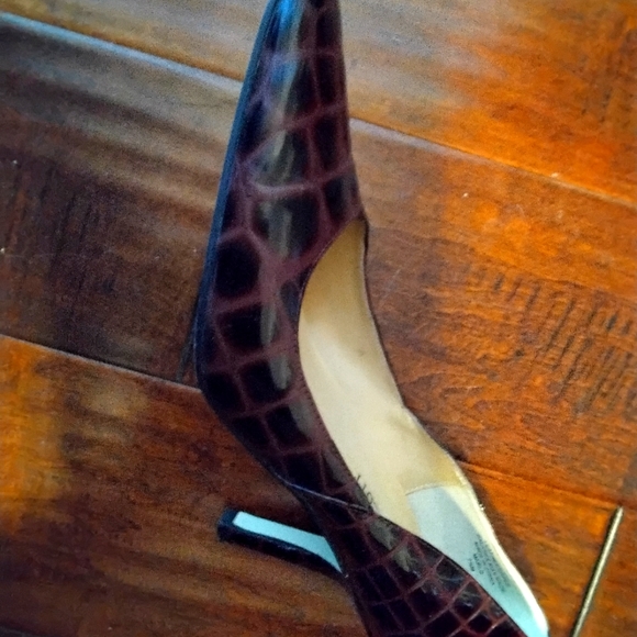 KAREN SCOTT Pumps | Leather ▪︎ Wine color - Picture 6 of 9